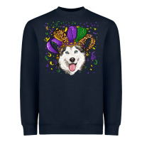 Navy Mardi gras hat husky Heavyweight Sweatshirt - RanaPortraitStore
