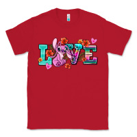 Red love stitch Classic Tee - AdoDesignShop