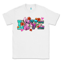White love stitch Classic Tee - AdoDesignShop