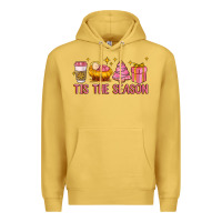 Antique Gold tis the season Premium Hoodie - MaliasSmallBusiness