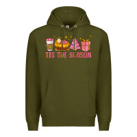 Army Green tis the season Premium Hoodie - MaliasSmallBusiness