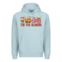 Blue Mist tis the season Premium Hoodie - MaliasSmallBusiness