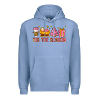 Colony Blue tis the season Premium Hoodie - MaliasSmallBusiness