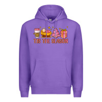 Purple tis the season Premium Hoodie - MaliasSmallBusiness