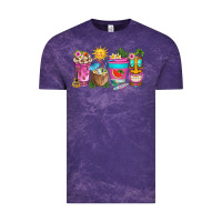 Cloud Purple aloha coffe cups Vintage Tee - texasbilliewilder