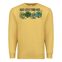 Antique Gold god says i am patrick's day Premium Sweatshirt - MaliasSmallBusiness
