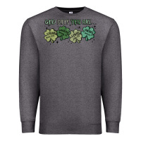 Charcoal Heather god says i am patrick's day Premium Sweatshirt - MaliasSmallBusiness