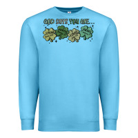 Ocean Blue god says i am patrick's day Premium Sweatshirt - MaliasSmallBusiness