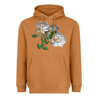 Meerkat white dawn rose Heavyweight Hoodie - LillyAllenDesigns