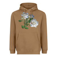 Toasted Coconut white dawn rose Heavyweight Hoodie - LillyAllenDesigns