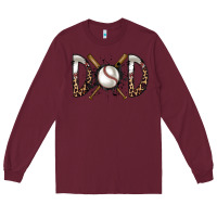 Burgundy dad baseball Long Sleeve Tee - RacoonDesign
