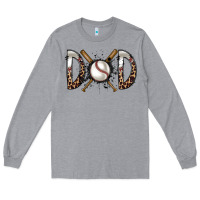 Heather Grey dad baseball Long Sleeve Tee - RacoonDesign