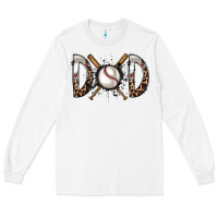 White dad baseball Long Sleeve Tee - RacoonDesign
