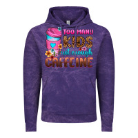 Cloud Purple too many kids not enough caffeine Vintage Hoodie - Zillion Design Studio