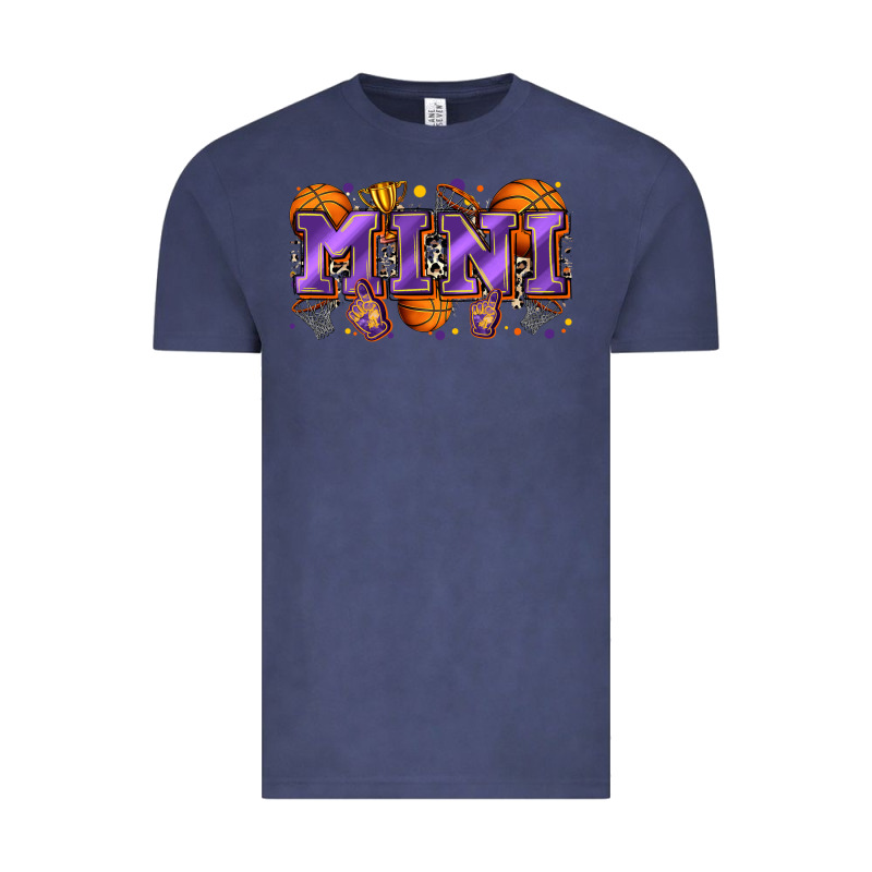 Mini Basketball Vintage Tee by Zillion Design Studio | Teevron