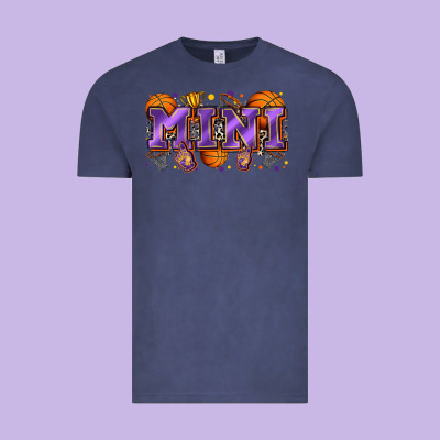 Mini Basketball Vintage Tee Designed By Zillion Design Studio