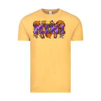 Vintage Mustard mini basketball Vintage Tee - Zillion Design Studio