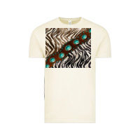 Vintage Arctic zebra gemstone leather Vintage Tee - BarkalooDesign