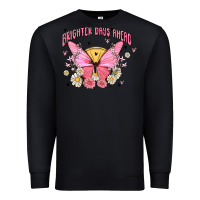 Black brighter days ahead Premium Sweatshirt - MaliasSmallBusiness