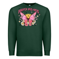 Sports Green brighter days ahead Premium Sweatshirt - MaliasSmallBusiness