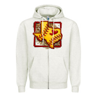 Oatmeal Heather leopard softball texas map Zipper Hoodie - Jasminsmagicworld