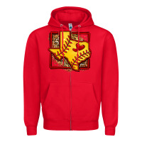 Red leopard softball texas map Zipper Hoodie - Jasminsmagicworld