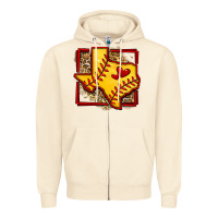 Sandshell leopard softball texas map Zipper Hoodie - Jasminsmagicworld