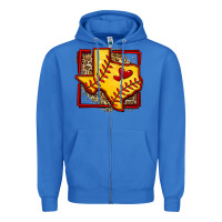 True Royal leopard softball texas map Zipper Hoodie - Jasminsmagicworld
