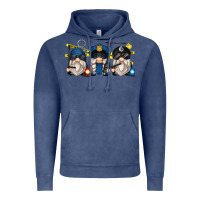 Vintage Denim police gnomes Vintage Hoodie - Zillion Design Studio
