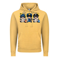 Vintage Mustard police gnomes Vintage Hoodie - Zillion Design Studio