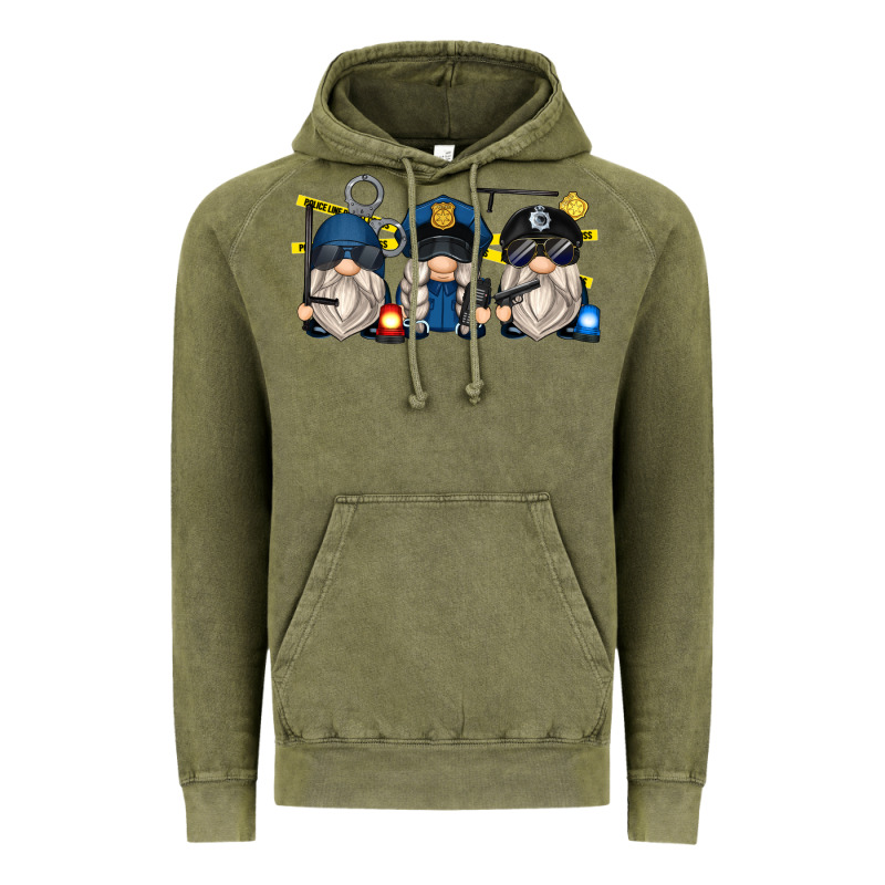 Police Gnomes Vintage Hoodie by Zillion Design Studio | Teevron