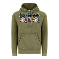 Vintage Olive police gnomes Vintage Hoodie - Zillion Design Studio