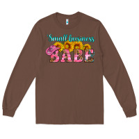 Chestnut small business babe Long Sleeve Tee - HRA Design Shop