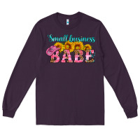 Plum small business babe Long Sleeve Tee - HRA Design Shop