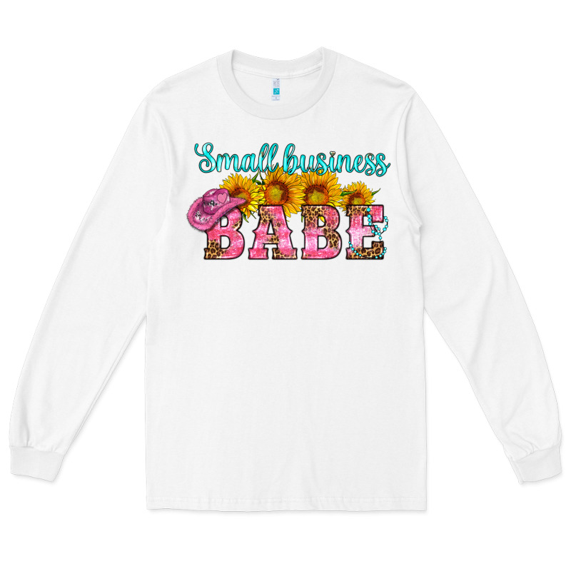 Small Business Babe Long Sleeve Tee by HRA Design Shop | Teevron