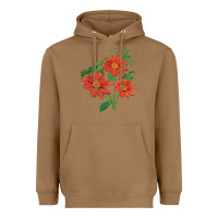 Toasted Coconut tithonia fiesta del sol sunflower Heavyweight Hoodie - LillyAllenDesigns