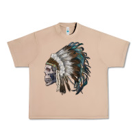 Burro skull with indian headdress Urban Heavy Tee - RanaPortraitStore