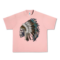 Salmon skull with indian headdress Urban Heavy Tee - RanaPortraitStore