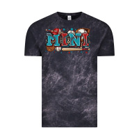 Cloud Black mini baseball Vintage Tee - Zillion Design Studio