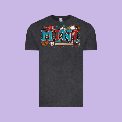 Mini Baseball Vintage Tee Designed By Zillion Design Studio