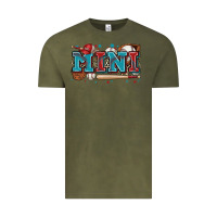 Vintage Olive mini baseball Vintage Tee - Zillion Design Studio