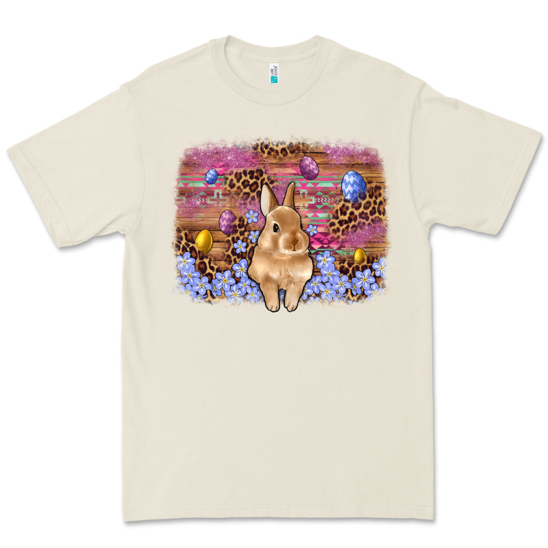Easter Bunny Egg Leopard Background Premium Tee by Artiststas | Teevron