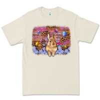 Bone easter bunny egg leopard background Premium Tee - Artiststas
