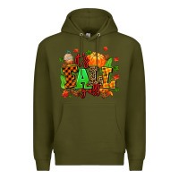 Army Green its fall yall Premium Hoodie - MaliasSmallBusiness
