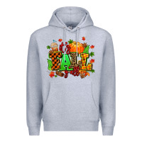 Heather Grey its fall yall Premium Hoodie - MaliasSmallBusiness