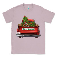 Lilac Christmas trees truck Classic Tee - FaDigitalArtStudio