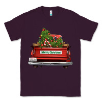 Plum Christmas trees truck Classic Tee - FaDigitalArtStudio