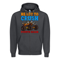 Smoke ready to crush fourth grade Zipper Hoodie - Artiststas