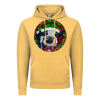 Vintage Mustard Baby Cow Christmas Vintage Hoodie - RanaPortraitStore