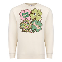 Sandshell st patricks day clover Premium Sweatshirt - MaliasSmallBusiness